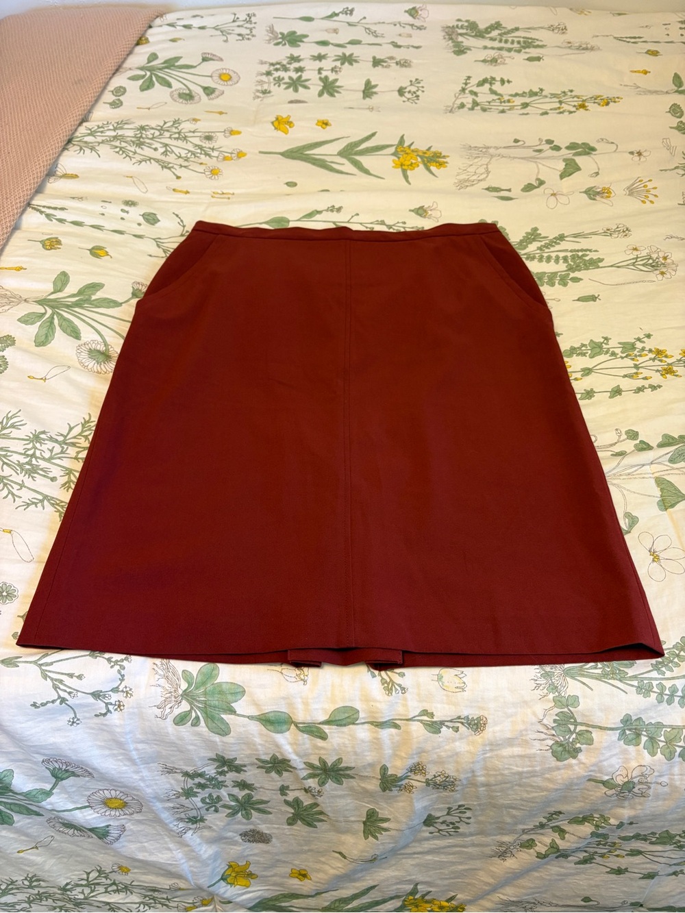 Anne Klein Rust Professional Skirt with pockets